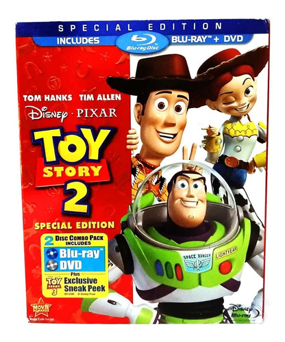 Toy Story 2 Special Edition Blu Ray Dvd Combo