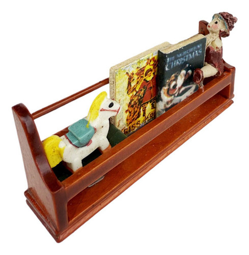 1:12 Estantería De Muñeca Estantería De Almacenamiento De