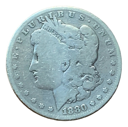 Robmar-usa-morgan 26,73g De Plata-0,900-año 1880-capsula-n°4