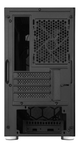 Gabinete Silverstone M-atx Fara H1 Mb-g Vidrio Mesh Frontal Color Negro