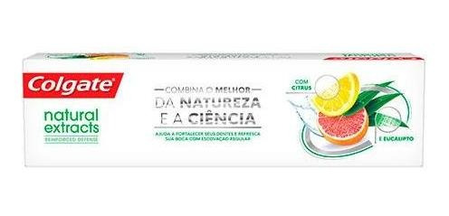 Creme Dental Colgate Natural Extracts Reinforced Defense 90g