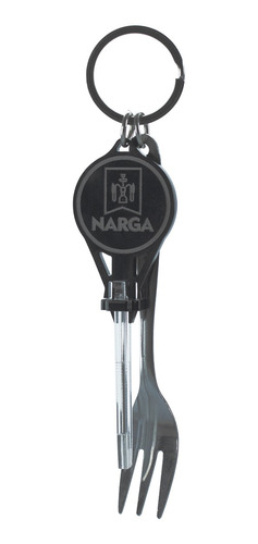 Kit Chaveiro Furador Preto Garfo Narguile Zord Hookah Narga