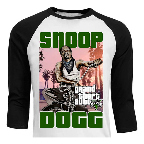 Snoop Dogg - Cantante - Raglan - Polera