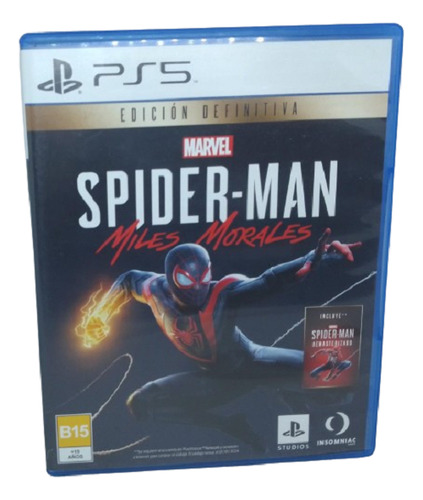 Spider-man Miles Morales Ps5 Seminuevo (Usado)