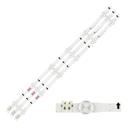 Dt Kit Leds Un28h4500af (3tira 6leds)- Aluminio, Nuevo