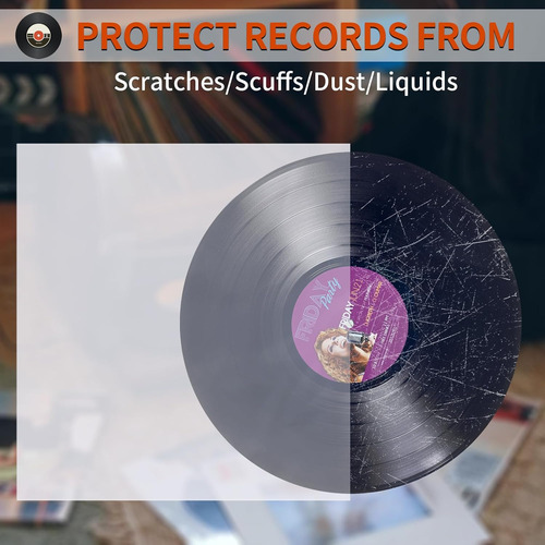 Fundas Para Discos De Vinilo, 30 Anti Static 12 Lp Vinyl...