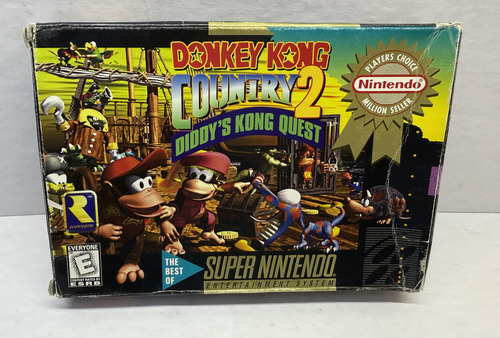 Donkey Kong Country 2 Diddy's Kong Quest | Snes En Caja (Usado)