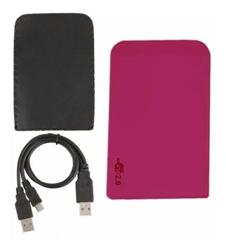 L Carcasa Usb 2.0 Dura Roja