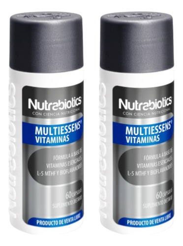 X2 Multiessens Vitaminas X 60 Caps - Unidad a $1419