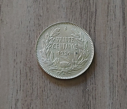Moneda Veinte Centavos Año 1920