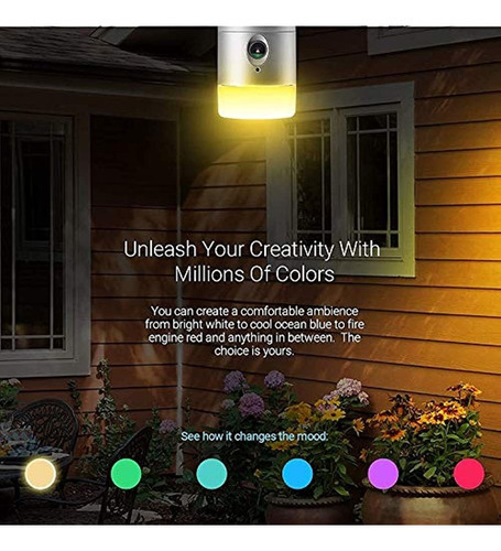Zmodo Torch 360 Smart Home Garden Door Light Cámara Inalámbr