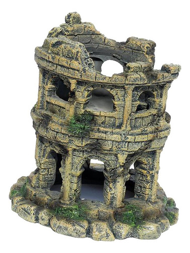 Modelo Resina Hábitat Decoración Tortuga Escondites Cueva