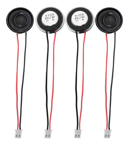 Jjhxsm Altavoz Magnético 4pcs 1.102 In/1.10inch 8ohm 2w Re.