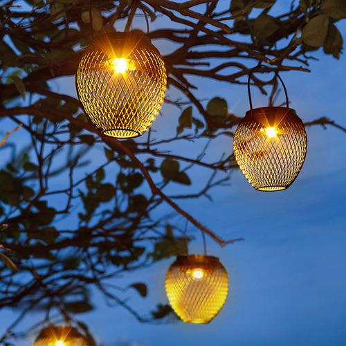 Farol Colgante Para Exteriores I Solar Lanterns Hollowe 1047