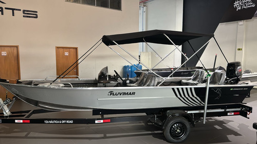 Lancha Fluvimar Comanche + Motor De Popa Mercury 50hp