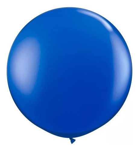 1 Unidade Balão Bexiga Extra Big 35 Pol (81cm) - Cores Cor Azul Royal