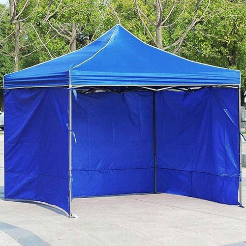 Lona Funda Plegable Pared Azul 3x3 Laterales Toldo 2*10m