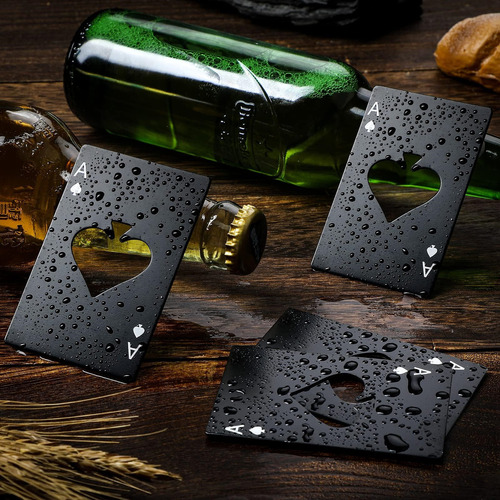 Abridor De Botellas Con Diseño De Carta De Póquer