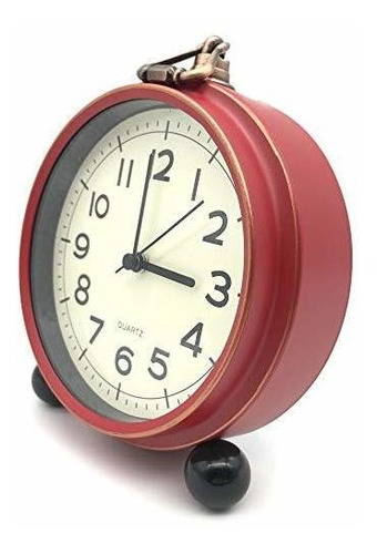 Creult Reloj Despertador Retro Simple Pequeños Relojes Para