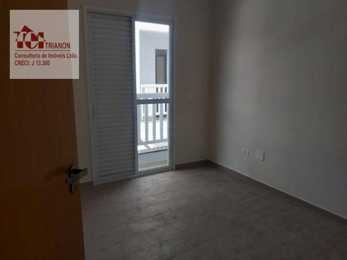 Imagem 7 de 15 de Cobertura C/ 90 M² - Sem Condomínio - 2 Dormitórios (1 Suíte), 1 Vaga - À Venda Por R$ 350 - Vila Pires - Santo André/sp - Co0945