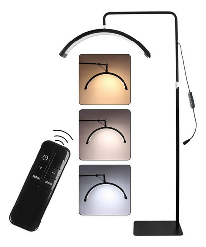 Luminária Led Ring Light Extensão Cílios Lash Meia Lua 6500k