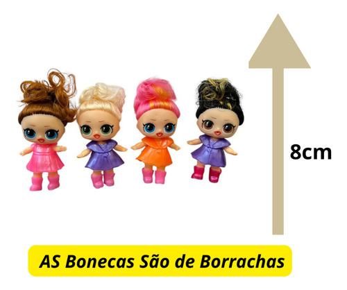 Kit Bonecas L.o.l. Surprise! Com Bola Surpresa - 8 Unidades