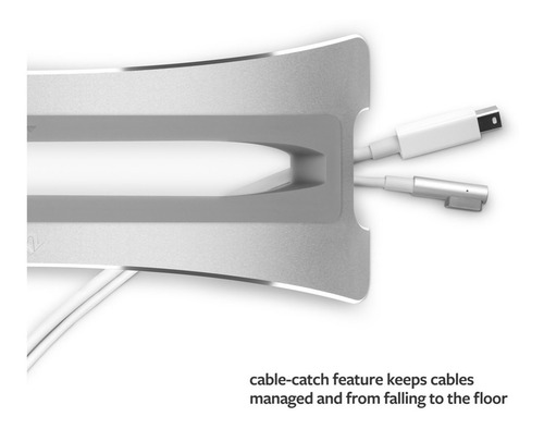 Soporte Base Laptop Aluminio Compatible Mac Bacbook Air Pro