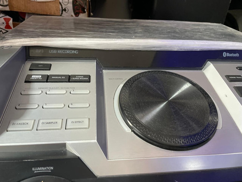 Cerebro Sin Bocinas Para Mini Componente Panasonic 370 Negro Con Gris 2500 W (Usado)