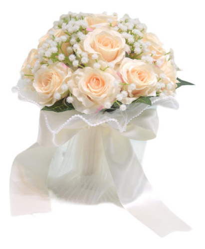 Ramo De Novia De Flores Artificiales De Seda Para Boda