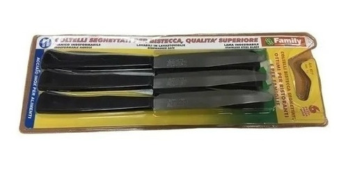 Set 6 Cuchillos Cocina Cp877n Paolucci F. Xavi