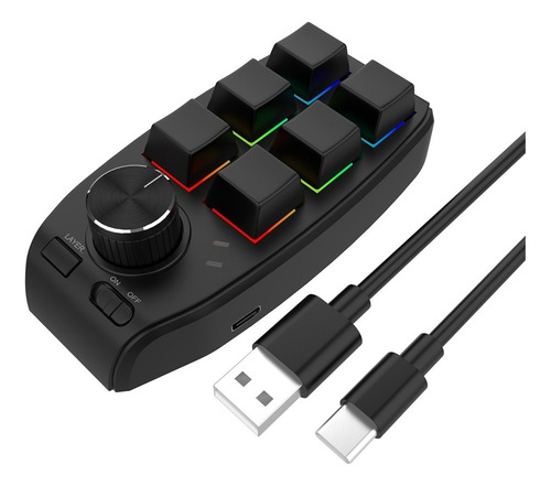 Teclado Macro De Programación Rgb Custom Knob Keyboard Bluet