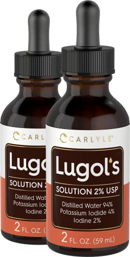 Solución De Yodo Carlyle Lugols Al 2%, 60 Ml, Paquete Doble