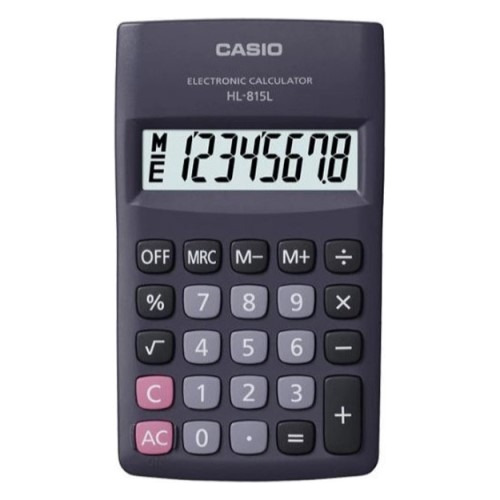 Calculadora Casio Portátil Hl-815l - Color Negro