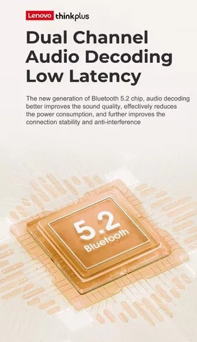 Imagen 8 de 10 de Auriculares Bluetooth Lenovo Thinkplus Live Pods X16