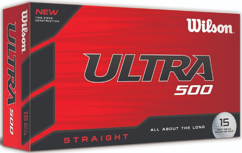 Imagen 5 de 5 de Pelotas Wilson Golf Ultra 500 - Caja X 30 Nuevas Color Blanco