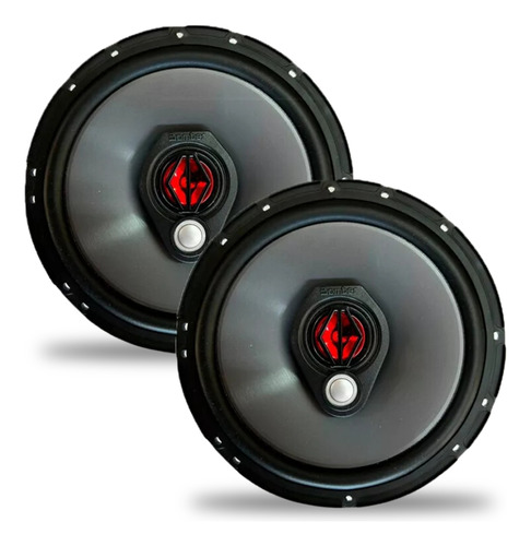 Alto Falantes 6 Bomber + Som Automotivo Ma-666 Maxx Audio