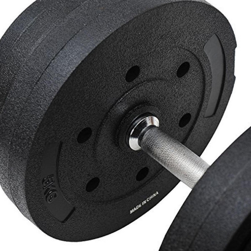 Imagen 3 de 6 de Kit 2 Discos De Pesas 5 Kg Para Musculación Y Resistencia