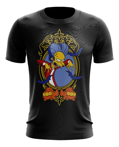 Playera Sublimada Mr Burns Casita Del Horror