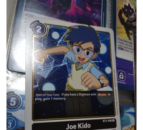 Joe Kido Carta Digimon Bandai Brillante 