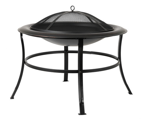 Fire Sense  Fire Pit Tokia Steel Wood Burning Light Portabl.