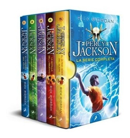Imagen 1 de 2 de Saga Completa Percy Jackson (5 Libros) - Rick Riordan