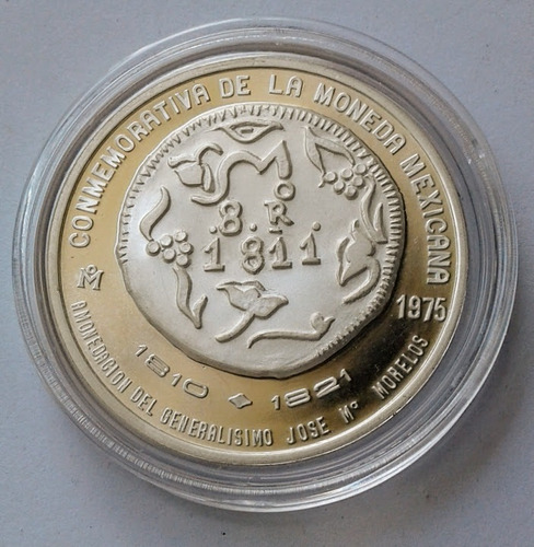Sociedad Numismatica 8 Reales Morelos !! (Usado)