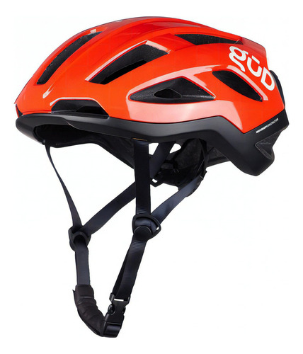 Casco Bicicleta Ruta Gud Tour Sprint Ciclismo Regulable Color Rojo brillo Talle L