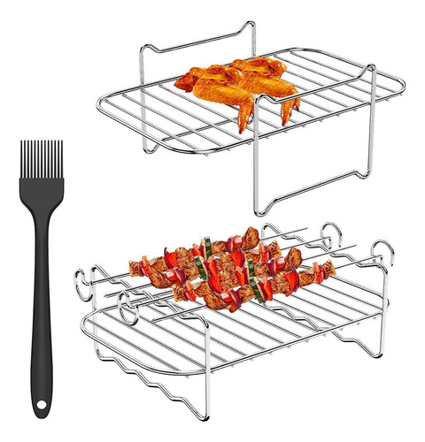 Dual Ninja 2-piece Rack With Barbecue Sticks Pa 2024