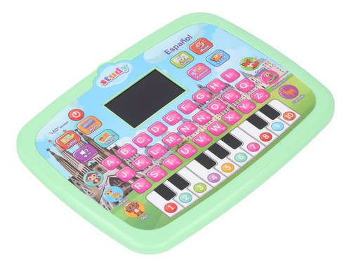 Tableta Educativa De Aprendizaje De Español Led Para Niños P