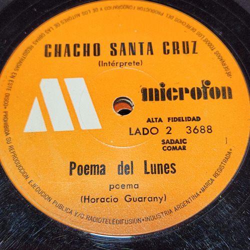 Simple Chacho Santa Cruz Microfon C6