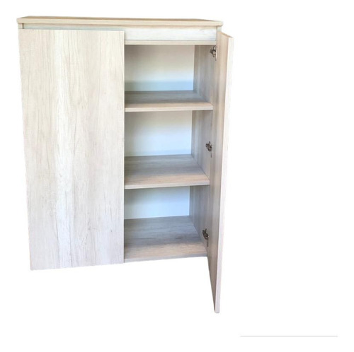 Mueble Biblioteca 90x45x120h C/2 Est. Reg Sin Manija Color P