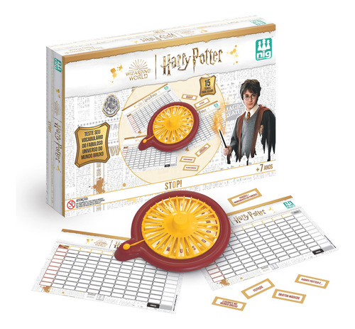 Jogo Stop Com Roleta E Temas Universo Harry Potter - Nig