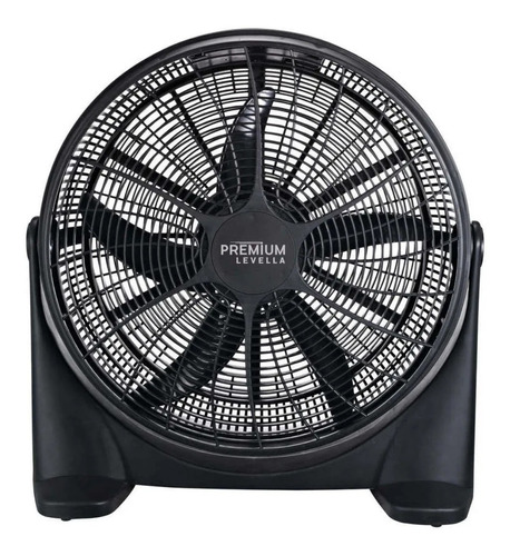 Ventilador De Piso 20  Negro Premium 3 Velocidades Ajustable