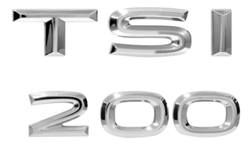 Imagem 1 de 6 de Kit Emblema T-cross E 200 Tsi Ano 2019 Acima .../